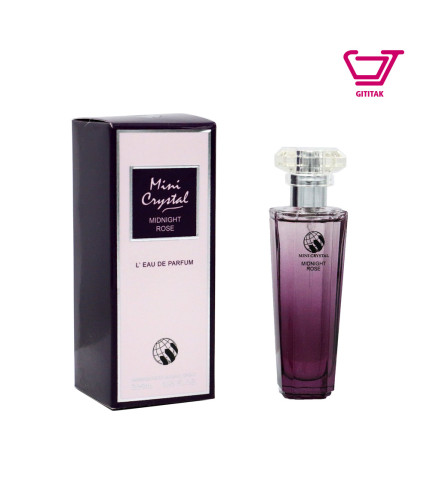 عطر جیبی ادوپرفیوم زنانه مینی کریستال لانکوم Tresor Midnight Rose حجم 25 میلی لیتر