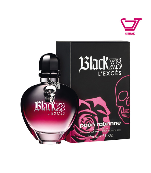 ادوپرفيوم زنانه پاکو رابان Black XS L'Exces حجم 80 ميلی ليتر