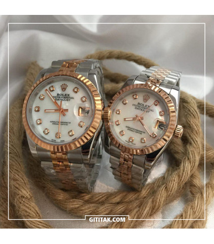 ساعت ست رولکس DATEJUST موتور کوارتز - RD7