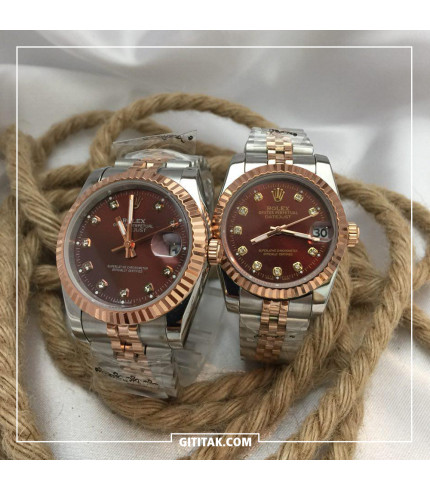 ساعت ست رولکس DATEJUST موتور کوارتز - RD8