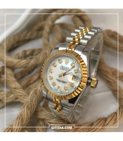 ساعت زنانه رولکس Datejust موتور کوارتز - RD13